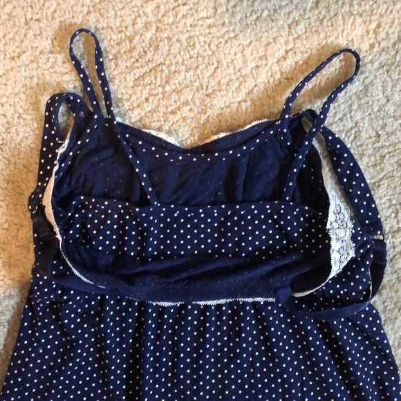 nursing lightweight 2 piece pajama set with built in bralette - Picture 9 of 16